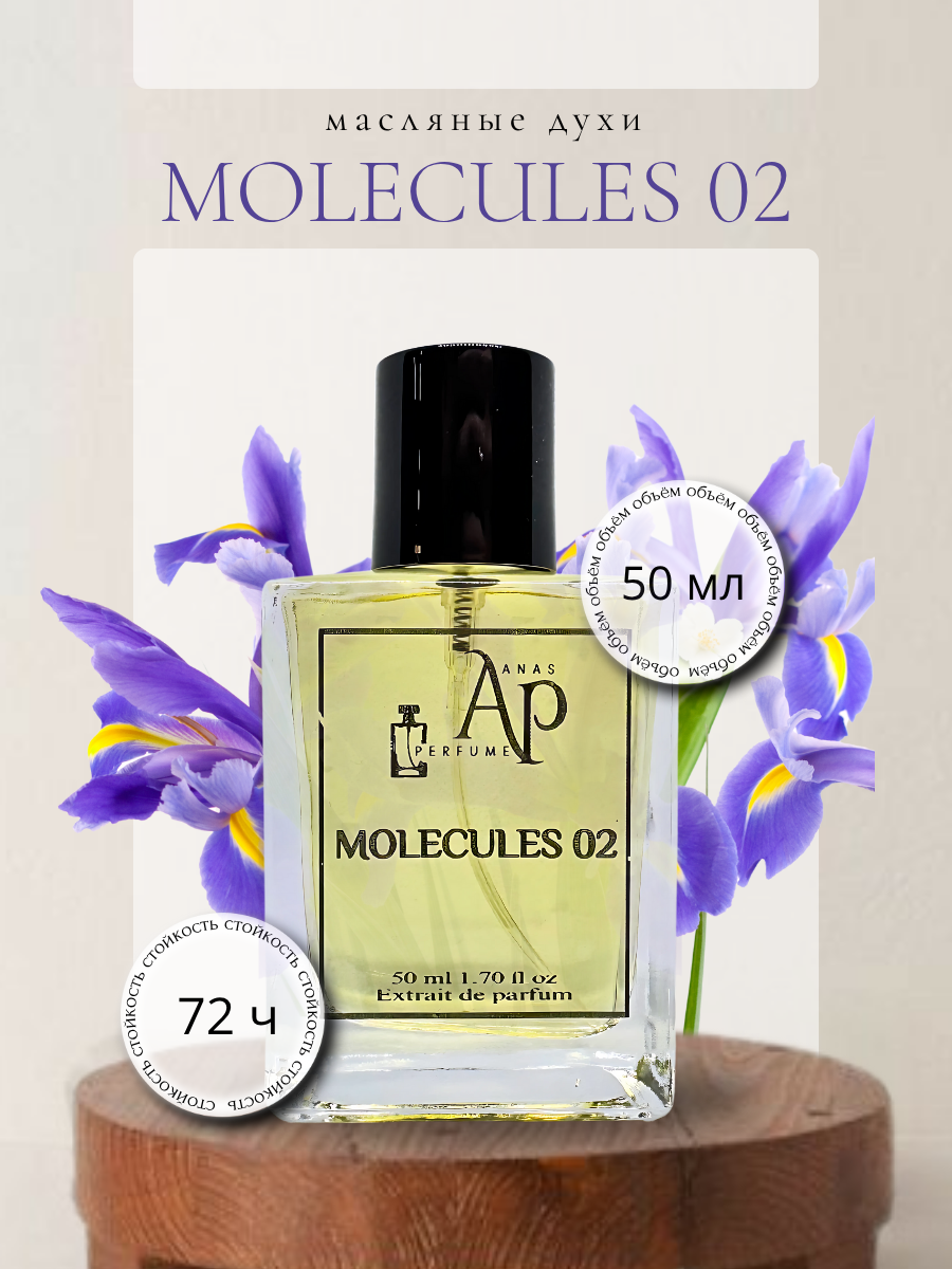 ПАРФЮМ МАСЛЯНЫЙ УНИСЕКС по мотивам ESCENTRIC MOLECULES 02 от ANAS PERFUME 50 мл