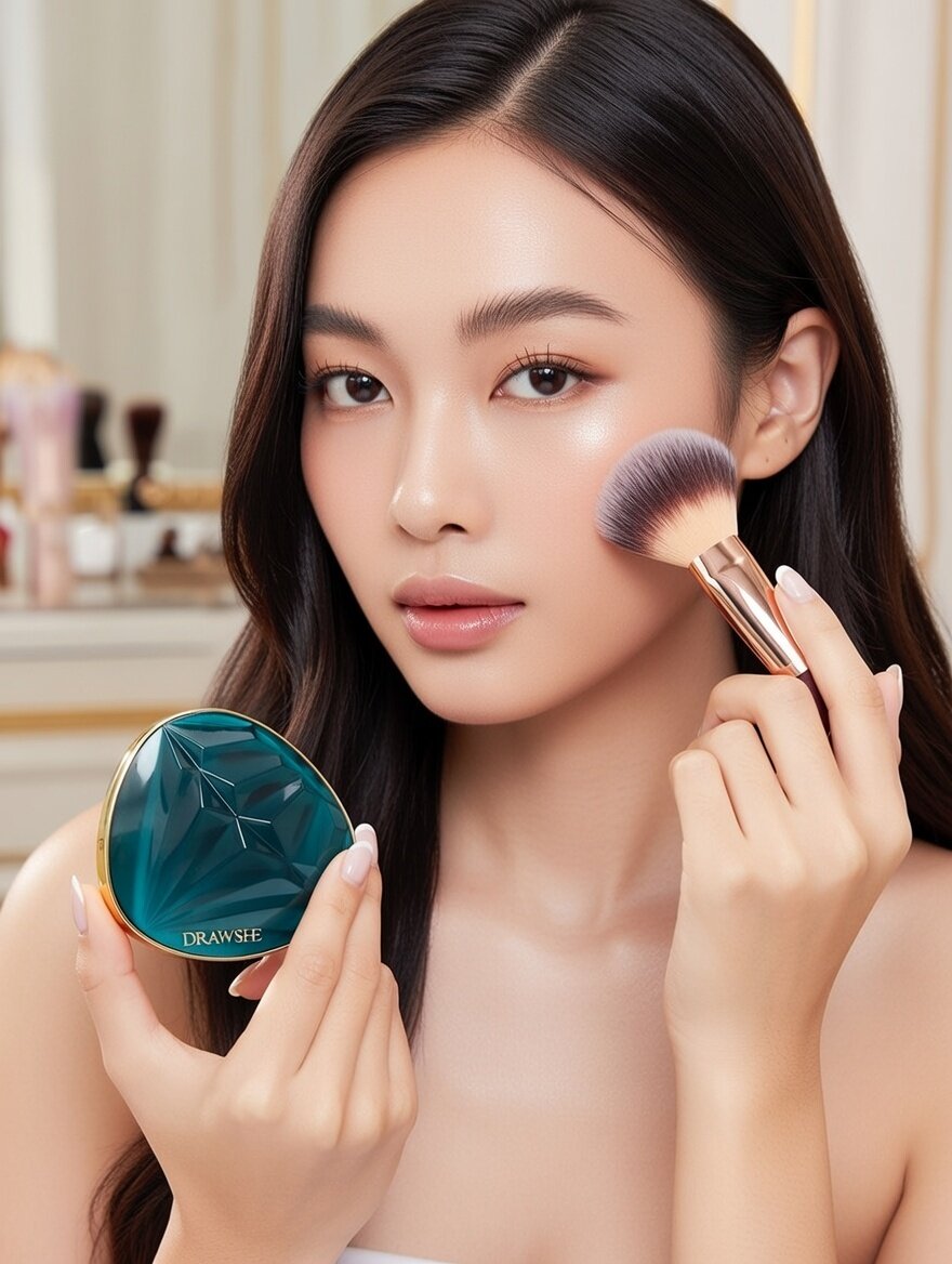 Кушанский тональный крем DRAWSHE увлажняющий крем Brilliant для лица, 4 в 1, 13 г