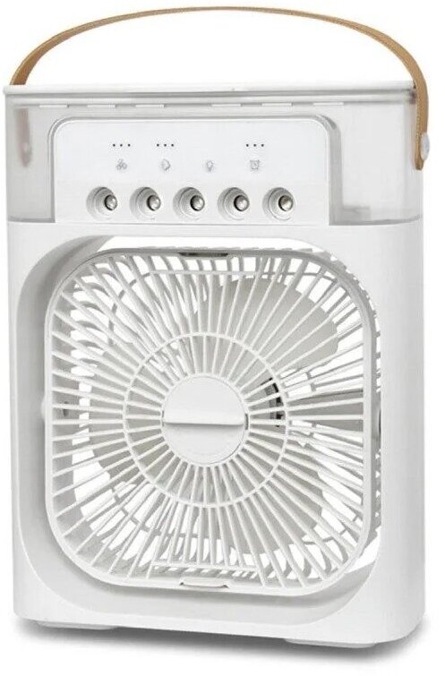 настольный вентилятор mini cooling fan белый - фотография № 2