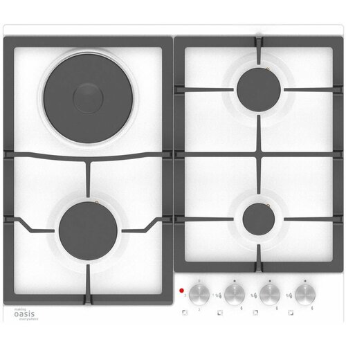 Поверхность газоэлектрическая making OASIS everywhere P-MWK31 черный (3+1, чугун, г/к)