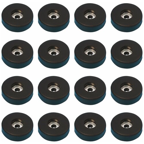 Ножка резиновая, стальная вставка внутри 38 х 10 мм (4 шт)