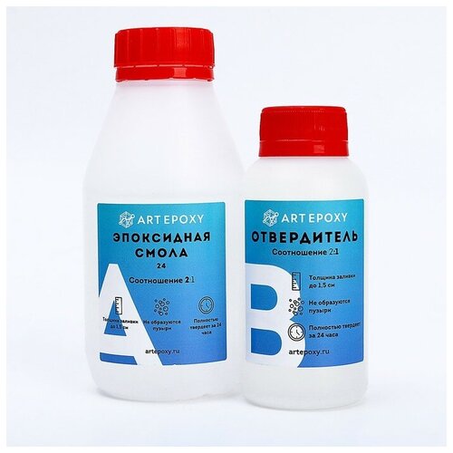 Эпоксидная смола для творчества ArtEpoxy Quick 24 300 г 2301₽