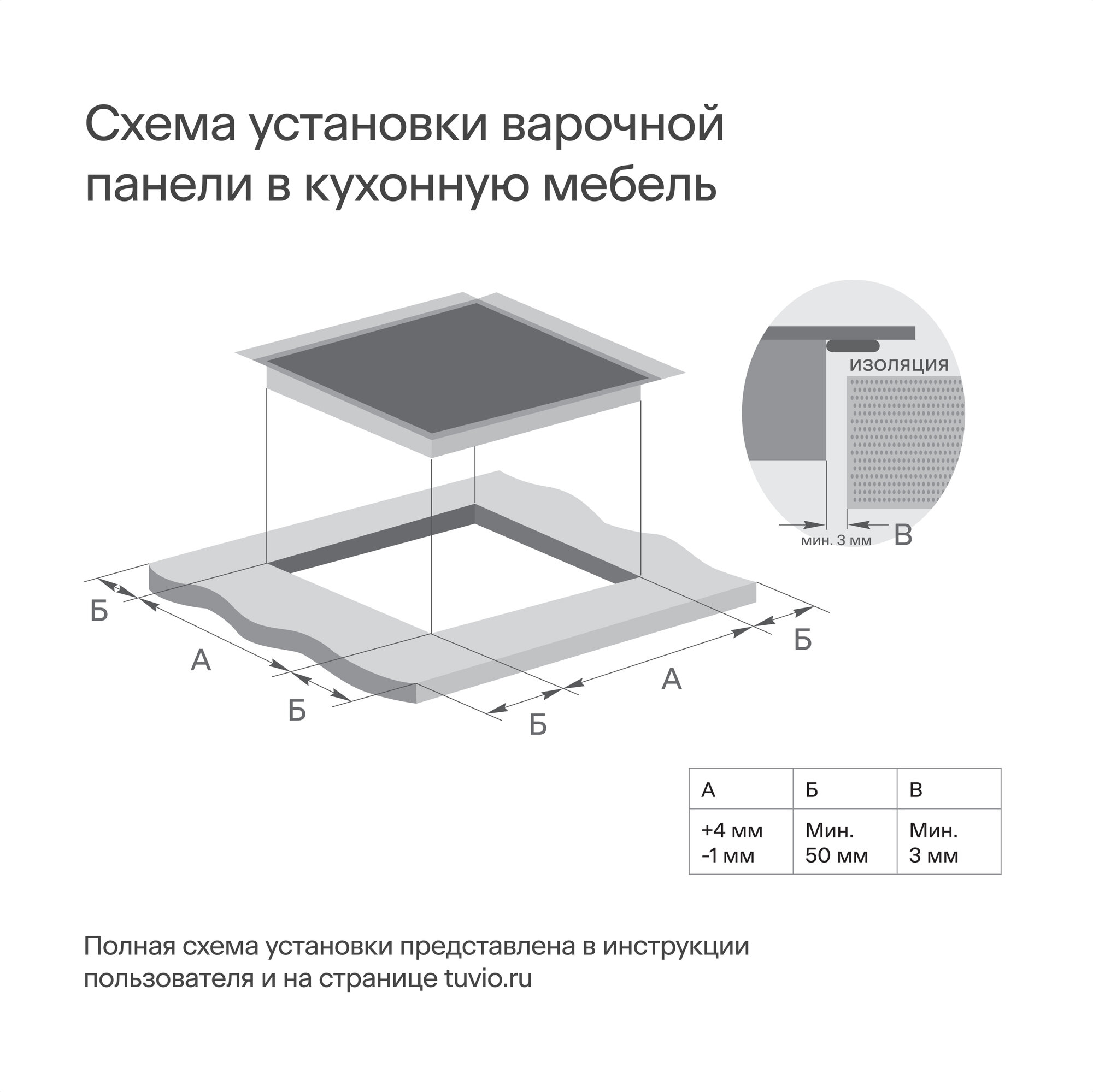 Газовая варочная панель Tuvio HGS65DBGA1 - фотография № 11