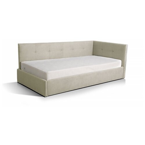 Фабрика Мирлачева кровать Валерия лайт, 90*190см, цвет бежевый, угол левый