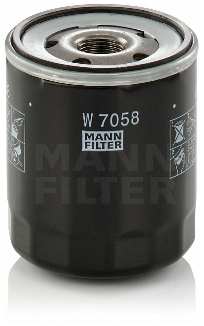 Фильтр масляный MANN-FILTER W 7058 (W7058)