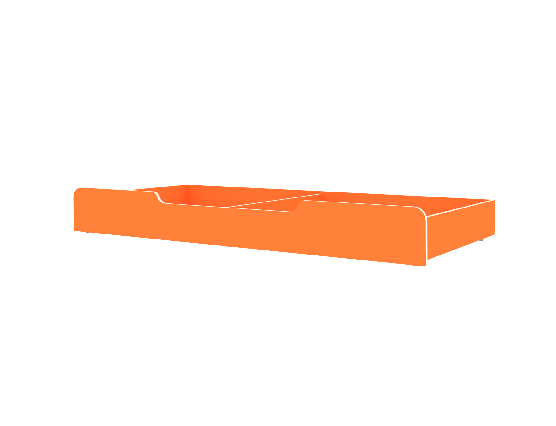 Ящик к кровати Лотос Оранжевый