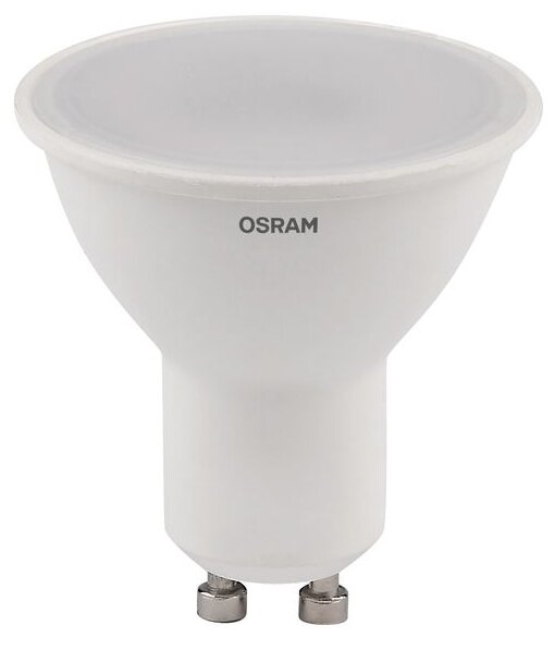 Лампа светодиодная OSRAM LED Value PAR16, 800лм, 10Вт, 3000К (теплый белый свет). Цоколь GU10, колба PAR16, софит - фотография № 1