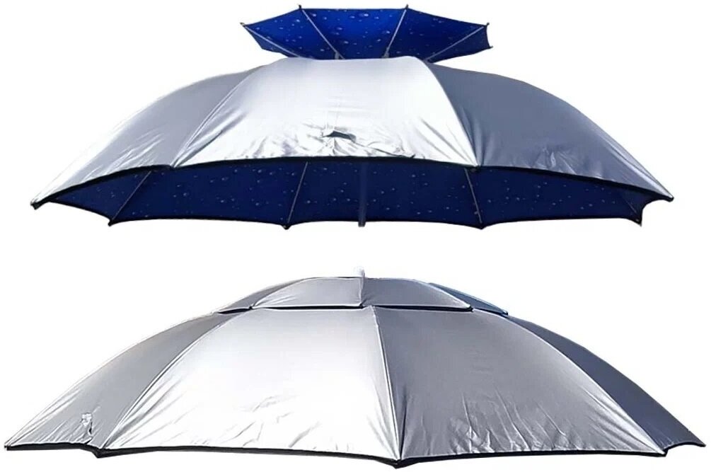 Палатка пляжная / Зонт пляжный со съемной шторкой - усиленная солнцезащита, вентиляция, наклон - диаметр 220см - алюминиевый каркас - фотография № 3