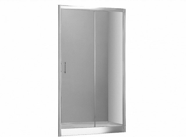 Душевая дверь в нишу Aquanet Alfa NAA6121 130, прозрачное стекло - фото №9