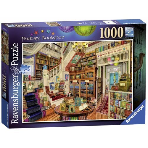 фото Ravensburger. пазл карт. 1000 "книжный магазин фэнтези"