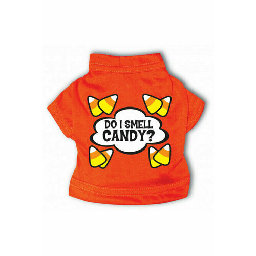 Оранжевая футболка для собаки