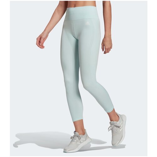 фото Леггинсы жен. hd6827/adidas/w sml 78 tig/icemin/white/размер m