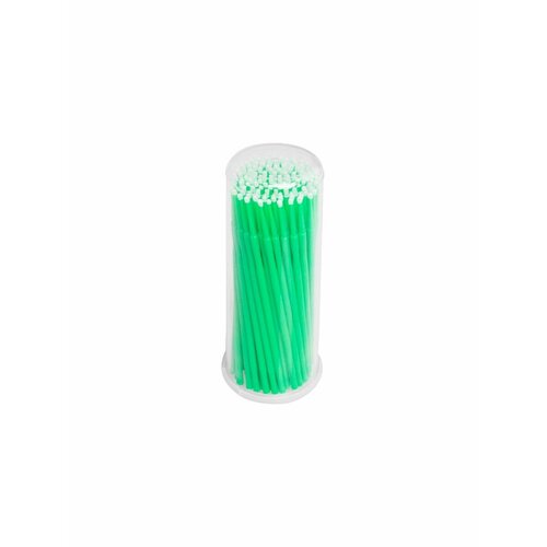 Микрощеточки, размер M, 90-100шт в баночке 01 зеленые, EVABOND, Р115-16
