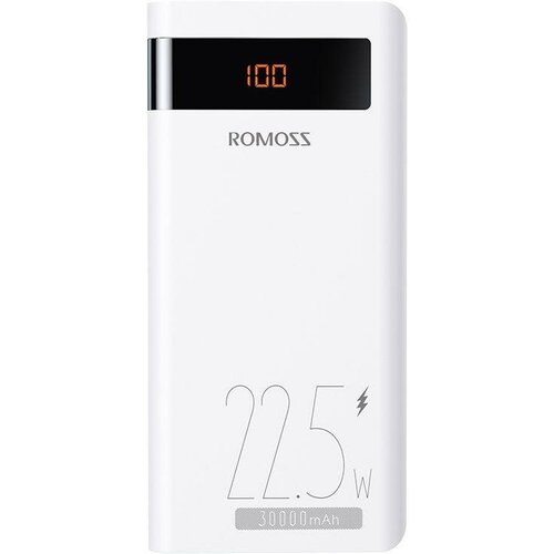Внешний аккумулятор Power Bank 30000 мАч Romoss Sense 8PF белый 323000₽