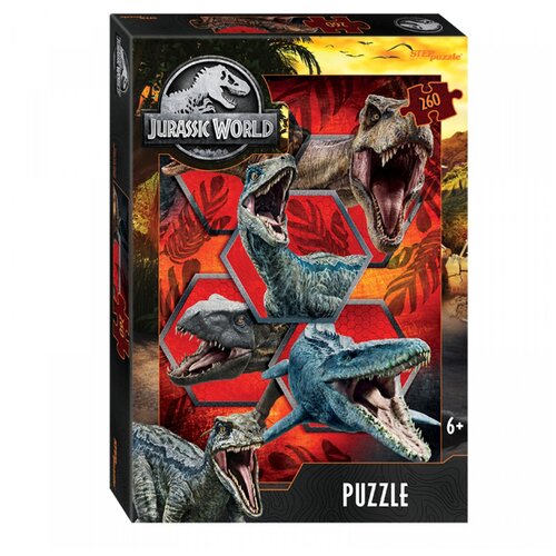 пазл парк юрского периода universal pictures 560 деталей step puzzle Пазл Парк юрского периода, Universal Pictures, 260 деталей / Step Puzzle