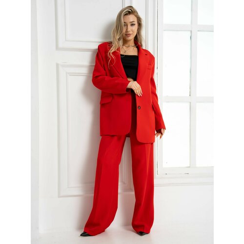 фото Костюм twintrend, размер 50, красный