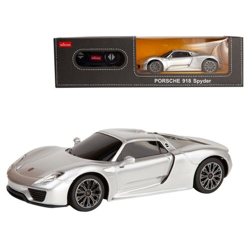 Машина р у 1:24 PORSCHE 918 Spyder Цвет Серебряный 2.4G 71400S машина р у 1 14 porsche 918 spyder цвет белый 2 4g 70710w