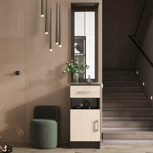 Комплект Машенька Зеркало 201 Тумба 201 венгебелфорт Стендмебель 7405₽