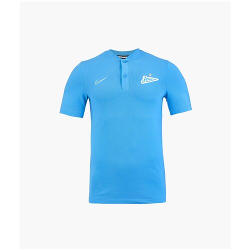 Поло мужское Nike Zenit сезон 2019/20, р-р XS, Синий