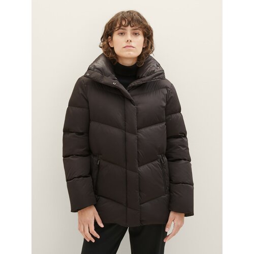 Куртка Tom Tailor, размер L, серый женская зимняя хлопковая одежда новинка 2022 короткая легкая облегающая куртка из пуха и хлопка с воротником стойкой женская теплая куртка