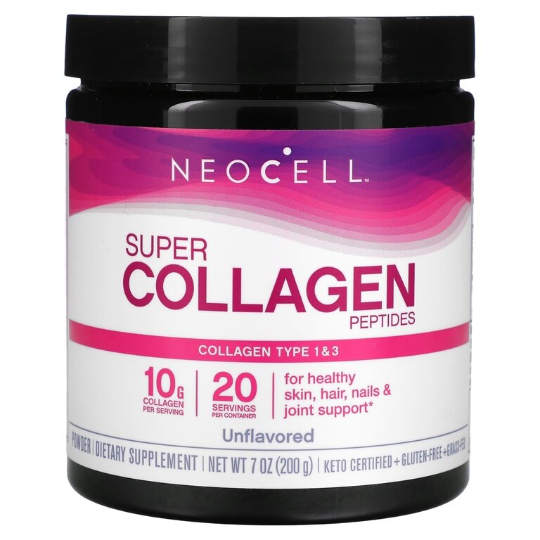 Neocell Super Collagen Peptides, коллаген, 200 гр