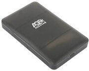 Внешний корпус AgeStar 31UBCP3C (BLACK) для HDD/SSD SATA 3Gb/s 2.5", USB Type-C, пластик, черный