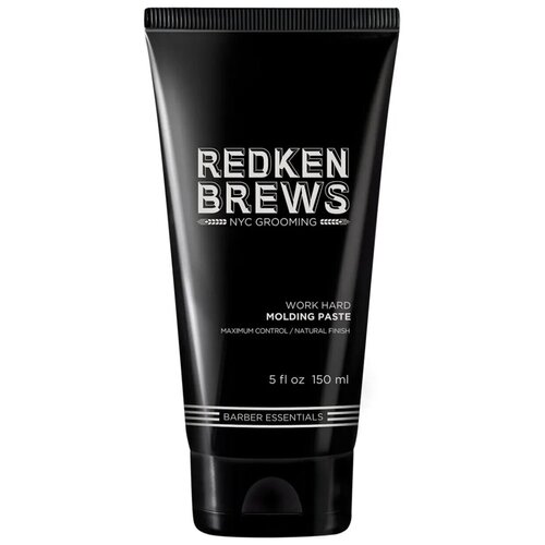 Redken, Паста моделирующая мужская Brews Work Hard сильной фиксации, 150 мл укладка и стайлинг lakme паста для укладки волос моделирующая hottest