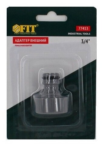 FIT Адаптер внешний пластиковый 3/4" FIT 77413