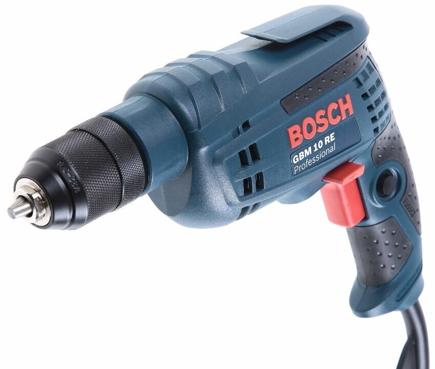 Дрель Bosch GBM 10 RE, 600 Вт, 0-2600 об/мин, коробка