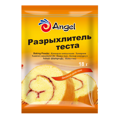 Разрыхлитель для теста двойного действия ANGEL, 18 гр.