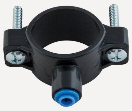 Изображение товара Хомут дренажный под трубку 1/4" для подключения осмоса к дренажу