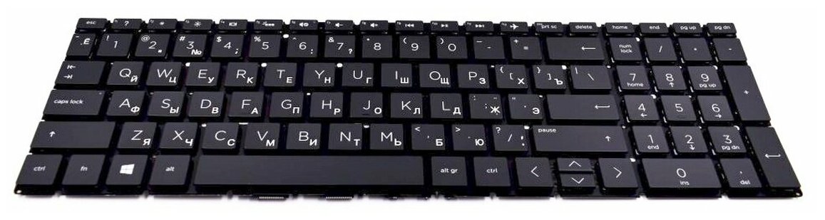 Клавиатура для HP Pavilion Gaming 15-cx0172ur ноутбука с подсветкой клавиши 350717