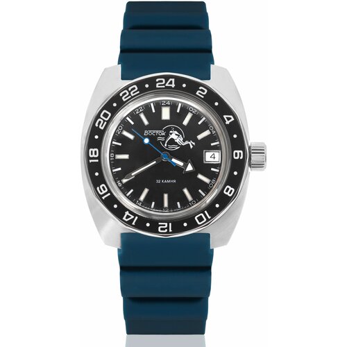 фото Наручные часы восток мужские наручные часы восток амфибия 17006б, синий