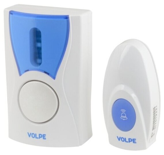 Звонок беспроводной Volpe UDB-Q027 W-R1T1-16S-80M-WH 16 мелодий UL-00002403