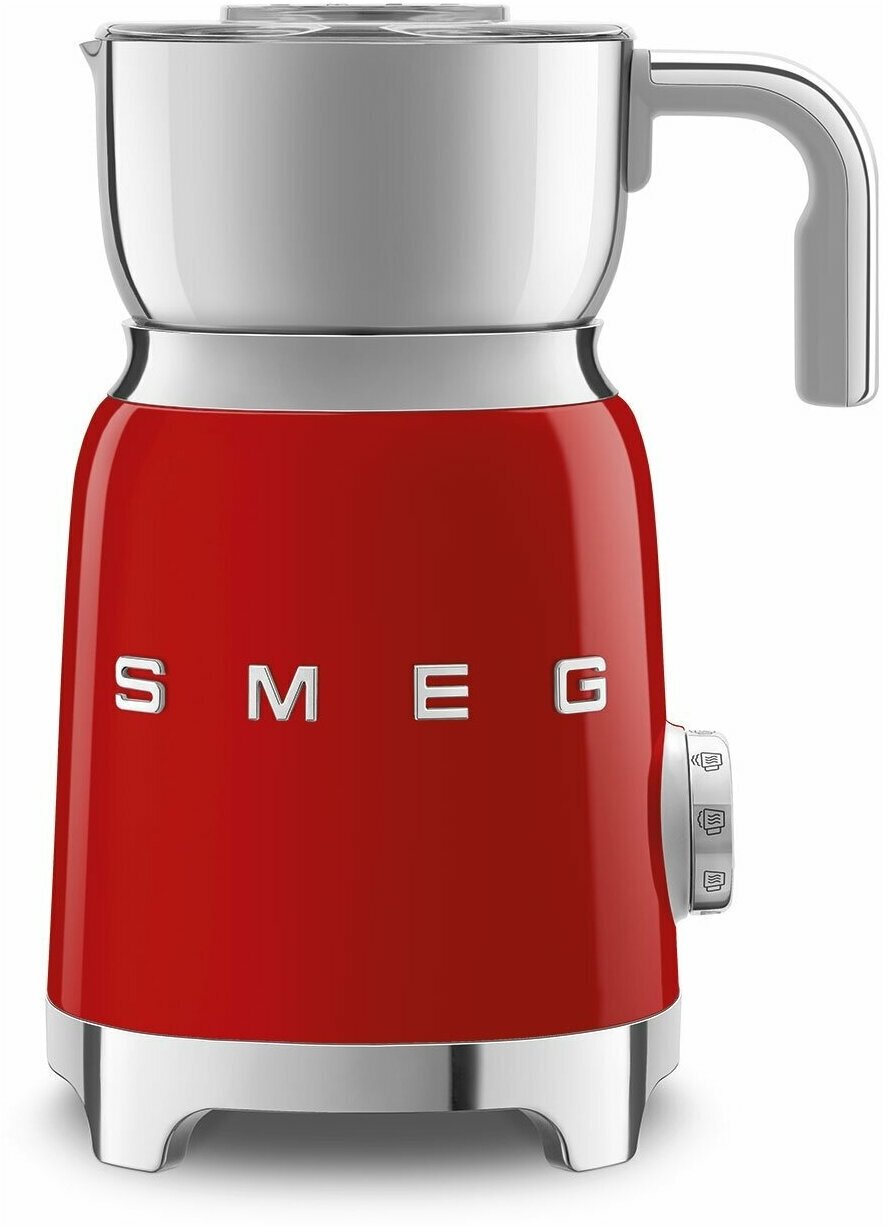 Вспениватель для молока Smeg MFF01, красный