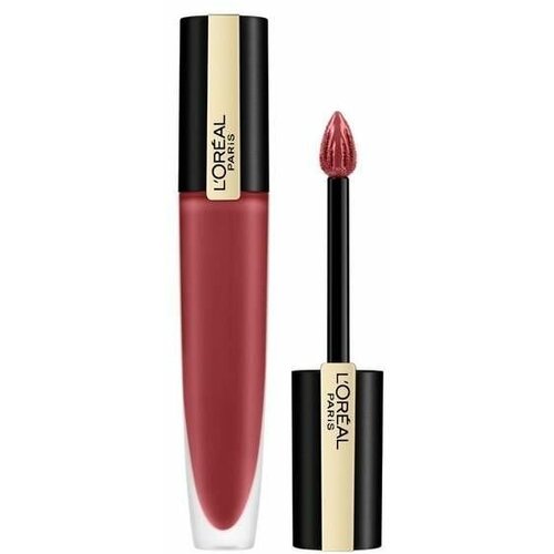 L'Oreal Paris Rouge Signature Parisian Sunset Губная помада-тинт для губ с матовым эффектом оттенок 129, Я обезоруживаю помада для губ l oréal paris губная помада тинт для губ матовый rouge signature parisian sunset