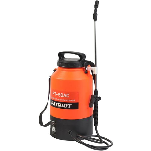 Опрыскиватель садовый аккумуляторный Patriot PT-50AC 5 л опрыскиватель grinda pt 5 clever spray 5 л белый красный 5 л