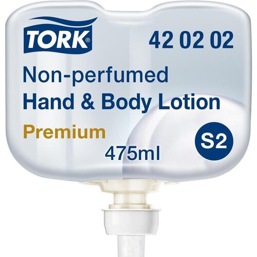 Картридж с лосьоном для рук и тела Tork S2 без запаха 0,475л 420202, 1 шт.