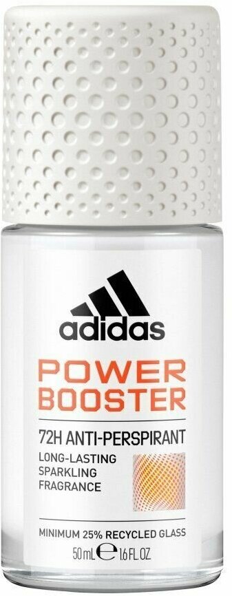 Дезодорант Adidas POWER BOOSTER шариковый антиперспирант женский 72 часа 50 мл (из Финляндии)