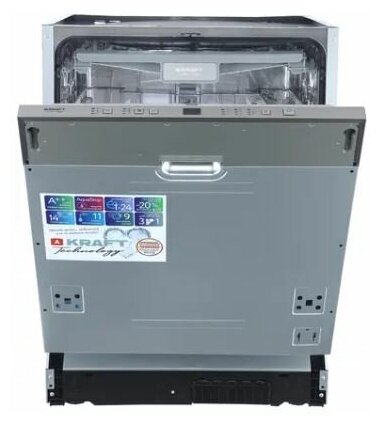 Встраиваемая посудомоечная машина 60 см Kraft Technology TCH-DM609D1404SBI - фотография № 2