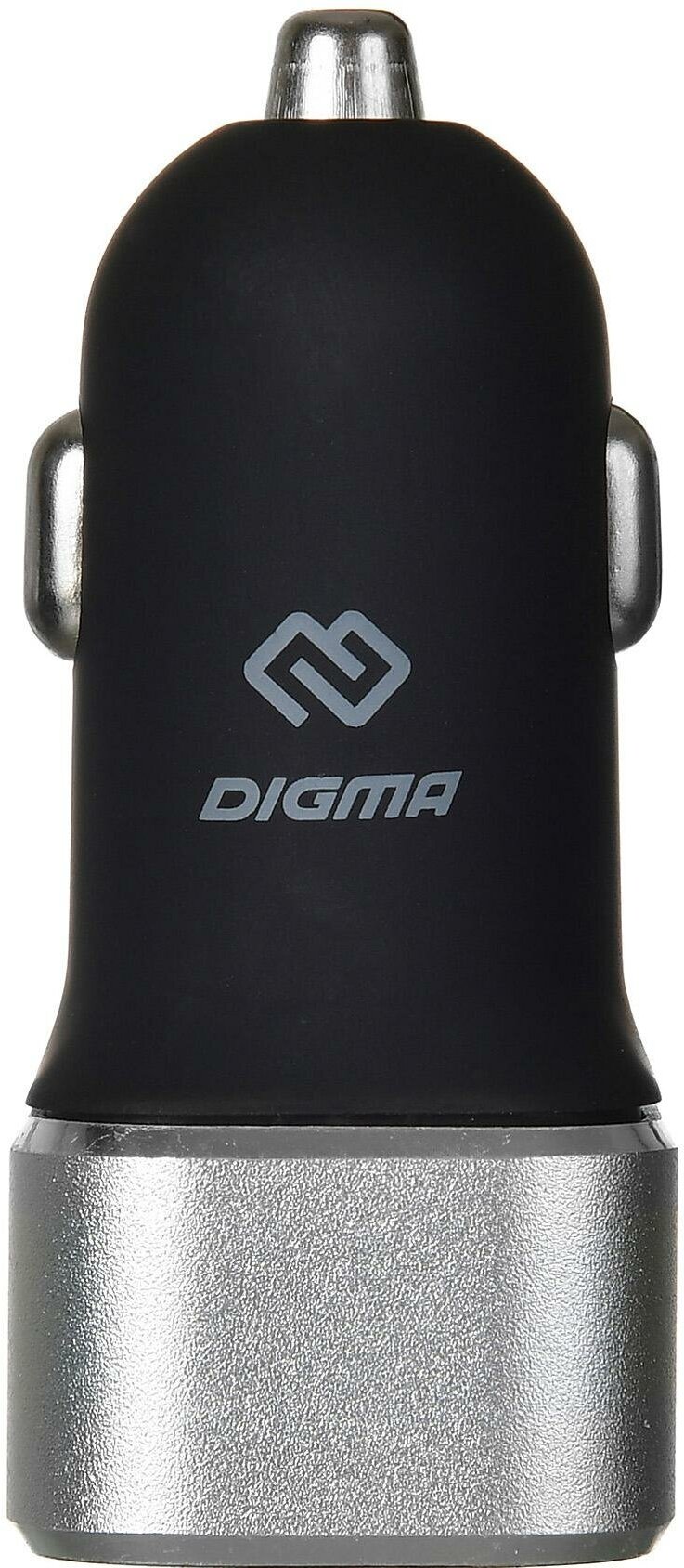 Автомобильное зарядное устройство DIGMA , 5.4A, черный - фото №5
