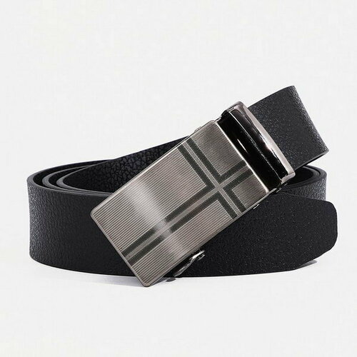 фото Ремень сима-ленд, размер 120, черный сима-лэнд