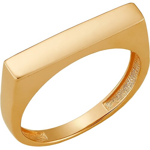 Кольцо Яхонт, красное золото, 585 проба, размер 17