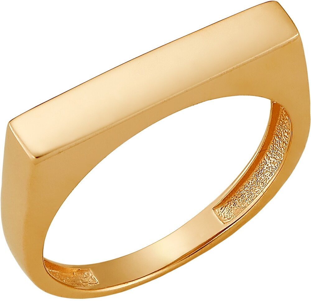 Кольцо Яхонт, красное золото, 585 проба