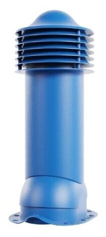 Вентиляционный выход 110 мм. для кровли из металлочерепицы типа монтеррей, утепленный, Viotto, RAL 5005 синий - фотография № 2