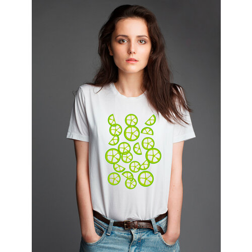 фото Футболка just4you, размер xl, белый