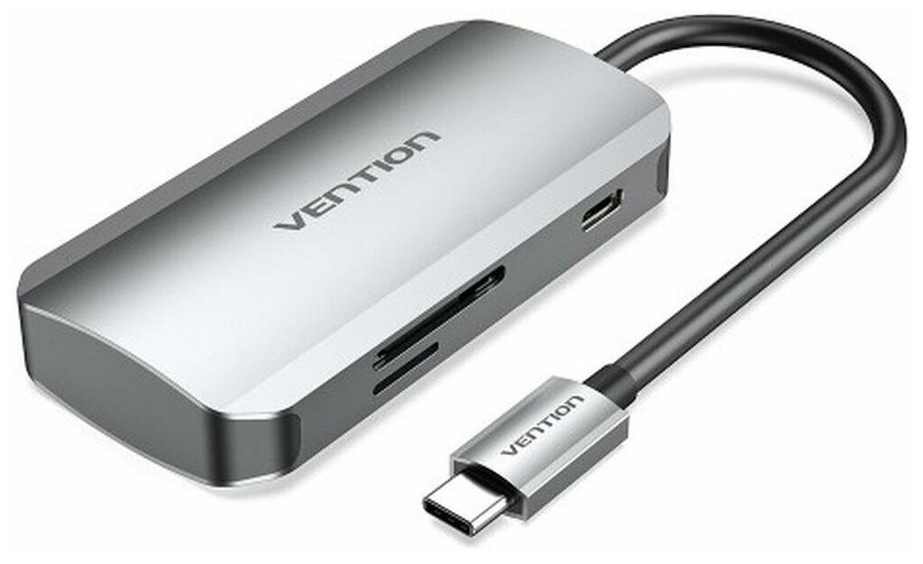 USB-хаб Vention TNHHB 3-port USB3.0 Hub + SD/microSD Card Reader