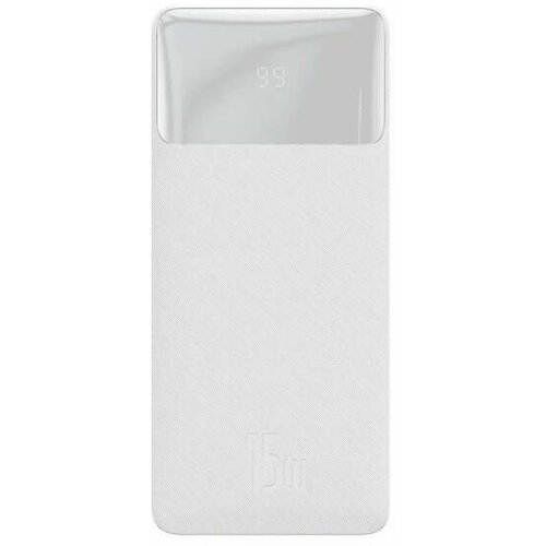 Внешний аккумулятор Baseus Bipow Digital Display Power Bank 10000mAh 15W White Overseas Edition PPBD050002 137600₽
