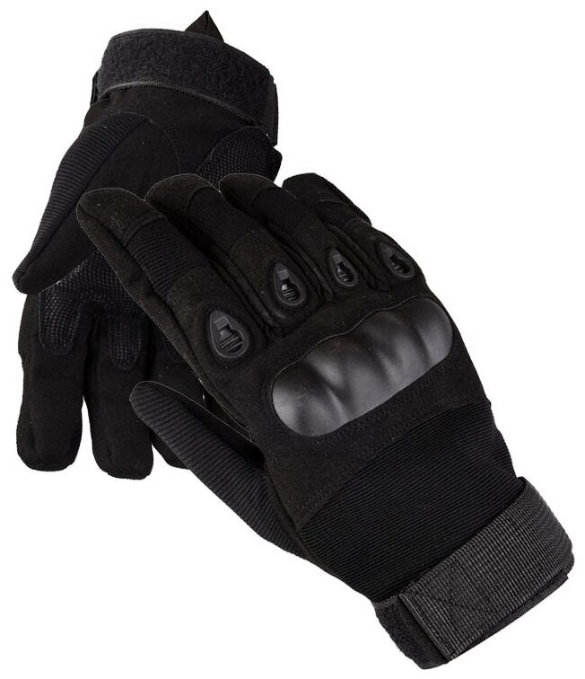 Тактические перчатки для мужчин полнопалые Army Tactical Gloves, цвет Черный (Black)-L