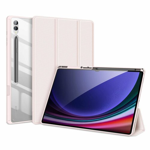 Чехол книжка Dux Ducis для Samsung Galaxy Tab S9 Ultra / S8 Ultra, Toby series розовый чехол книжка dux ducis toby series для samsung galaxy tab s9 ultra s8 ultra голубой